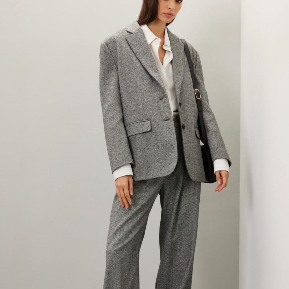 Anine Bing Quinn Blazer- gray